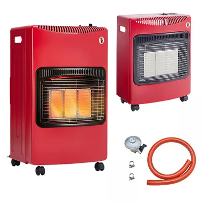 Portable Fire Calor Gas Heater Lpg Cabinet Butane Regulator Hose Castors 4.2kw • £85.95