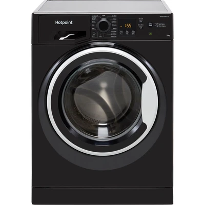 £359 • Buy Hotpoint NSWM1045CBSUKN 10Kg Washing Machine 1400 RPM B Rated Black 1400 RPM