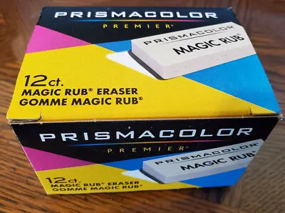 Two Boxes - Total Of 24 Prismacolor MAGIC RUB Art Erasers NEW • $5