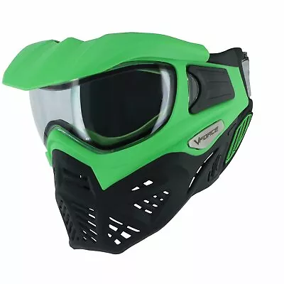 V-Force Grill 2.0 Mask Paintball Goggle W Clear Thermal Lens - Venom Green Black • $69.69