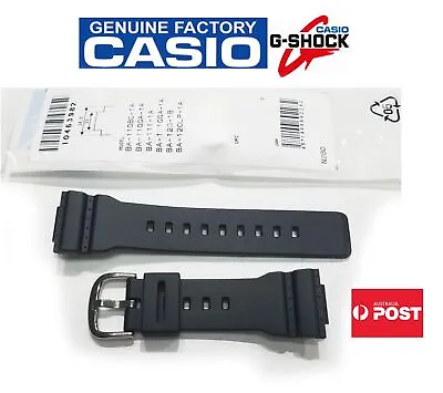 Casio Baby-G Genuine Replacement Black Band BA-120 / BA-110BC / BA-111 10463982 • $54.99