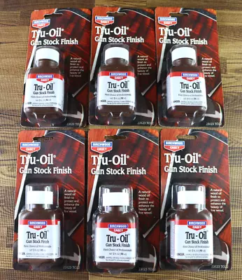 Birchwood Tru-Oil Gun Stock Finish 3 OZ 6 Piece Case USA • $48