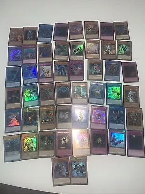 Yugioh Vintage Collection Cards Job Lot Bundle Rarest 50 Red Eyes Shiny • £22