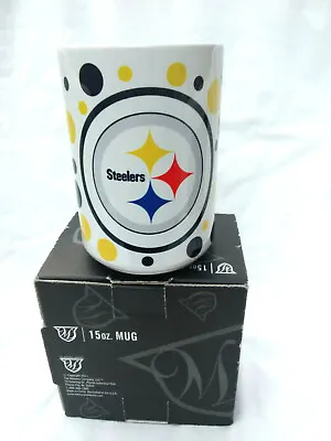 $24.99 • Buy Pittsburgh Steelers 15oz Ceramic Coffee  Latte Mug NFL Sports Memorabilia  New