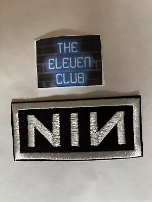 Nine Inch Nails PATCH NIN Logo IRON ON Rare VTG Heavy Metal Music NOS LE • $4.99