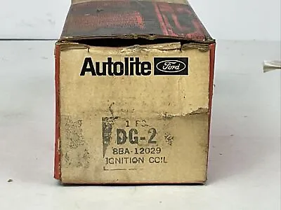 Vintage Nos Autolite Ignition Coil 8ba-12029 6v Ford 1947-56 • $149.99