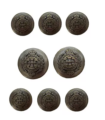 Vintage Meeting Street Regiment Blazer Buttons Set Brown Gold Men's • $24.99