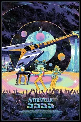 Kilian Eng - Interstella 5555 Foil Variant Daft Punk Mondo Artist!! Interstellar • $1999