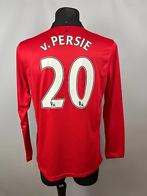 Manchester United 2013 2014 V.persie Home Shirt Football Soccer Nike Size L • $112.05