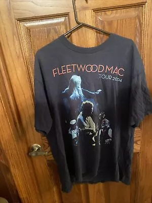 Vintage FleetWood Mac 2004 Concert Tour T-Shirt Men’s Size 2X Large Black Fade • $15.50