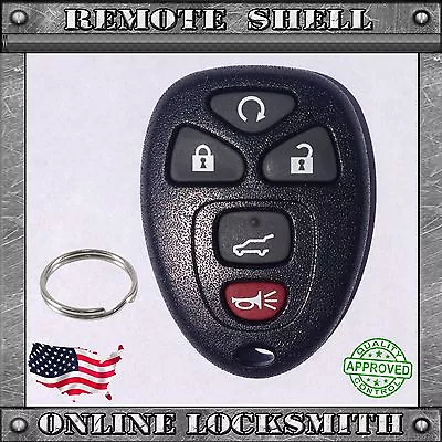 New Replacement Keyless Entry Remote Fob Shell Case & Pad GM OUC60270 / OUC60221 • $6.82