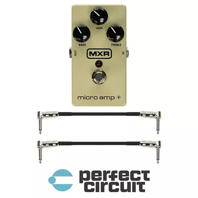 MXR M233 Micro Amp+ Boost + EQ Guitar Pedal EFFECTS - NEW - PERFECT CIRCUIT • $139.99