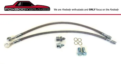 1985-1993 Front Mustang Hose Kit For Cobra Brake Conversion • $89.95