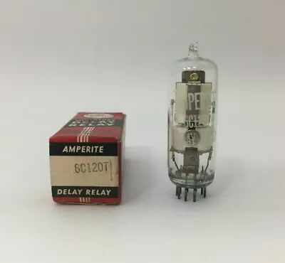 6C120T - Amperite 120 Second Thermal Vacuum Tube Relay - *NEW OLD STOCK!* • $9.95