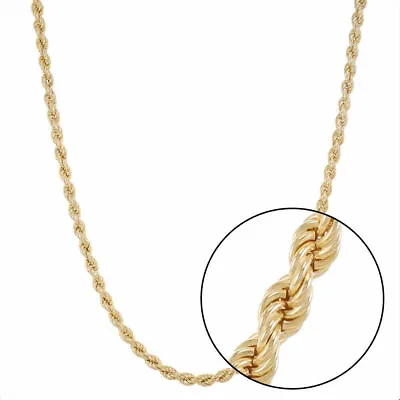 9ct Gold 3mm ROPE Chain Necklace - 18 20 22 24 26 30 Inch • £245.95