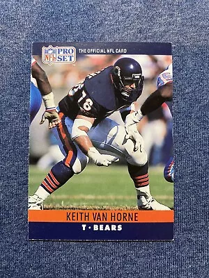 🔥1990 Pro Set Football Card KEITH VAN HORNE #58 Chicago Bears Tackle NFL🔥 • $0.99