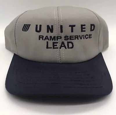 Vintage Rare United Airlines Ramp Service Lead Hat By Stylemasters • $46.19