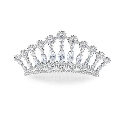 Full AAAAA CZ Cubic Zirconia Kids Girl Doll Princess Mini Tiara Crown • $16.30