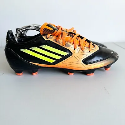 Adidas 2011 F10 TRX FG F-50 Traxion Mens Size US 7.5 Football Boots Cleats Black • $22