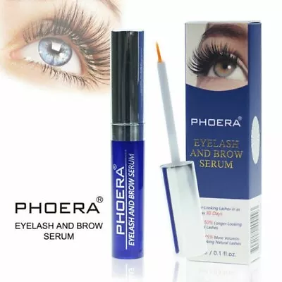 Phoera® Eyebrow & Eyelash Growth Boost Serum 2 In 1 Thicker Long Lash Enhancer • £4.59