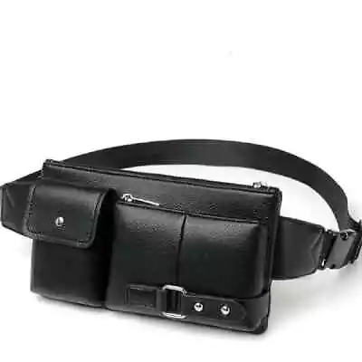 For Samsung Galaxy Gio Bag Fanny Pack Leather Waist Shoulder Bag Tablet Ebook • $76.95