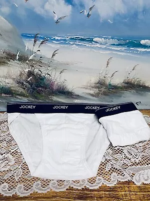 {2} Jockey Elance String Bikini Men's Underwear X-LARGE (40-42 ) 100% Cotton NEW • $18.10