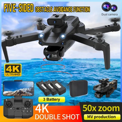 $56.99 • Buy 4K GPS Drone With HD Camera Drones WiFi FPV Foldable RC Quadcopter W/3Batteries