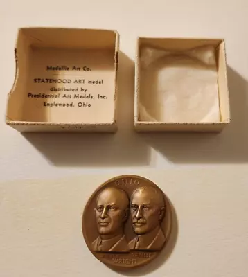 Medallic Art Co. Statehood Art Medal Ohio Wright Brothers With Box Holder! • $9.99