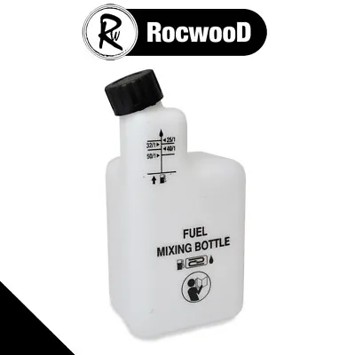 Fuel Petrol Mixing Bottle 2 Stroke Oil For Strimmer Chainsaw 25:1 40:1 50:1 • £6.10