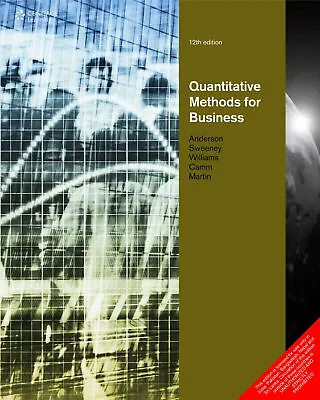 New: Quantitative Methods For Business By R. Kipp Martin 12th INTL ED • $31.61