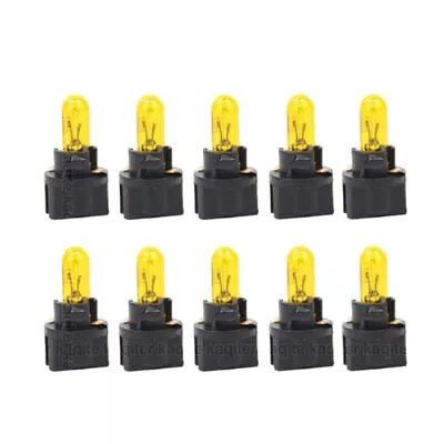 10Pcs T5 SMD LED Car Instrument Gauge Dash Light Interior Indicator Lamp Bulbs • $7.46