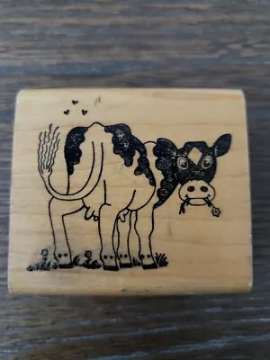 Embossing Arts Sweet Home Rubber Stamps Cow • $4.50