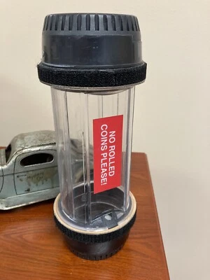 $34.99 • Buy Diebold Bank Drive Thru Vacuum Tube Canister Double Opening Bank Pharmacy B
