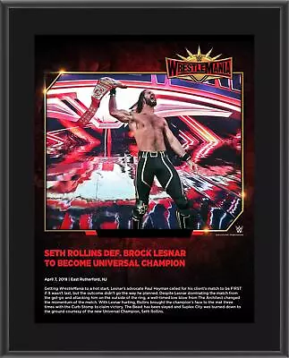 Seth Rollins World Wrestling Entertainment 10.5  X 13  WrestleMania • $29.99