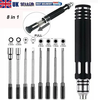 £9.99 • Buy  8 In 1 Hex Screwdrivers Repair Tool Kit For RC Boat Car Drone Helicopter Toy 