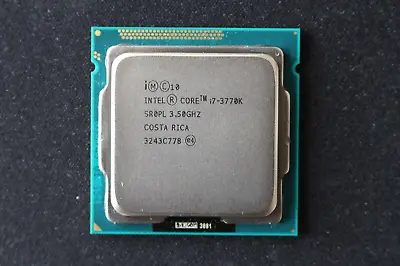 £108.35 • Buy Intel I7-3770K CPU 3.5GHz Quad-Core CPU Processor 8M 4000TDP 77W LGA 1155 4Cores