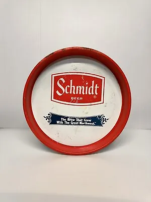 Vintage Schmidt Beer Tray G Heileman Brewing Co The Brew That Grew Northwest • $24.95