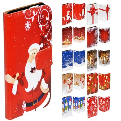 For Samsung Galaxy Note Series - Christmas Theme Print Wallet Case Phone Cover • $13.98