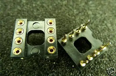 20X 8 PIN DIP DIP8 IC Socket Adapter Gold Plated Opamp RH • $6.21