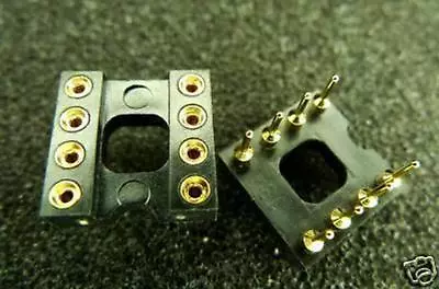 60X 8 PIN DIP DIP8 IC Socket Adapter Gold Plated Opamp RH • $14.30