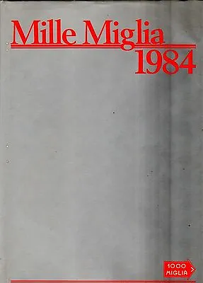 Mille Miglia 19841000 Miglia Libreria Dell' Automobile Club Brescia New Sale! • $99.95