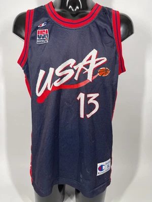 £44.95 • Buy 1996 Olympic Team Usa Shaquille Oneal Champion Nba Basketball Preloved Xl Vest