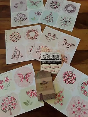 Craftwork Cards Festive Christmas Chinoiserie Tag Pad/Die Cut Toppers/Foam Pads • £10