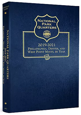 Whitman Coin Album 4957 National Park Quarters 2019-2021 PDW Mint  Book  25 Cent • $25.71