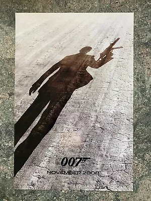 Quantum Of Solace -James Bond 007 2008 Mini Original Teaser Movie Poster 11x17 • $15