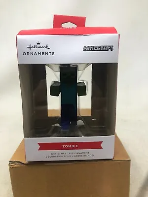 Hallmark Ornament 2021 Minecraft Zombie Resin Collectible Christmas Ornament • $10