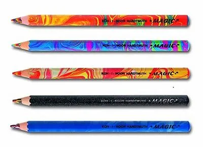 KOH-I-NOOR Magic Pencil 3405 Jumbo Multicolored Tri Tone Crayon • £4.95