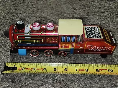 Vintage Battery Operated Locomotive 10.5  Train Tin Toy MF170  • $13