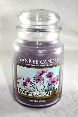 Yankee Candle Honey Blossom Scented With Purenatural Extracts Large Jar 22 Oz • $7.95