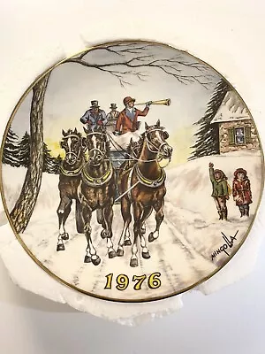 Vintage 1976 Christmas Gorham China Dom Mingolla Collector Plate • $7.99